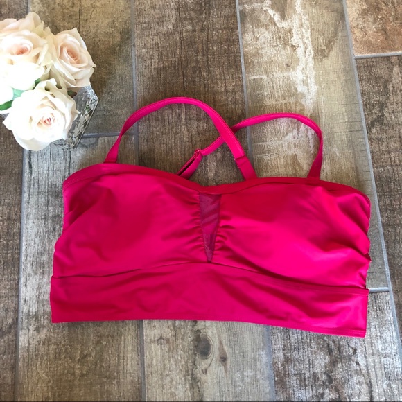 torrid Other - ✨SOLD✨Torrid Hot Pink Bikini Top Sz 2